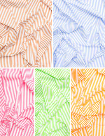 Cotton - Deauville Stripe - Assorted