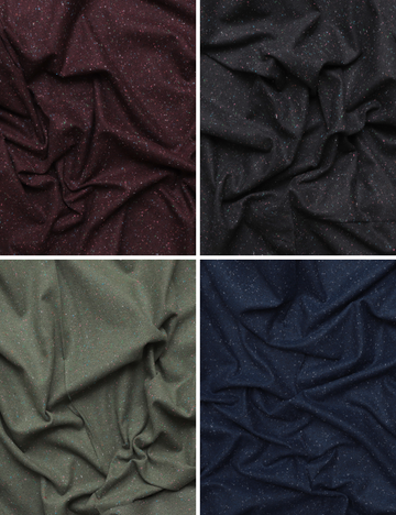 Shetland - Cotton - Flannel - Speckle - Assorted