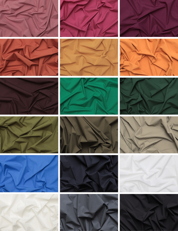 Cotton - Nova - Poplin - Washed Finish - Assorted