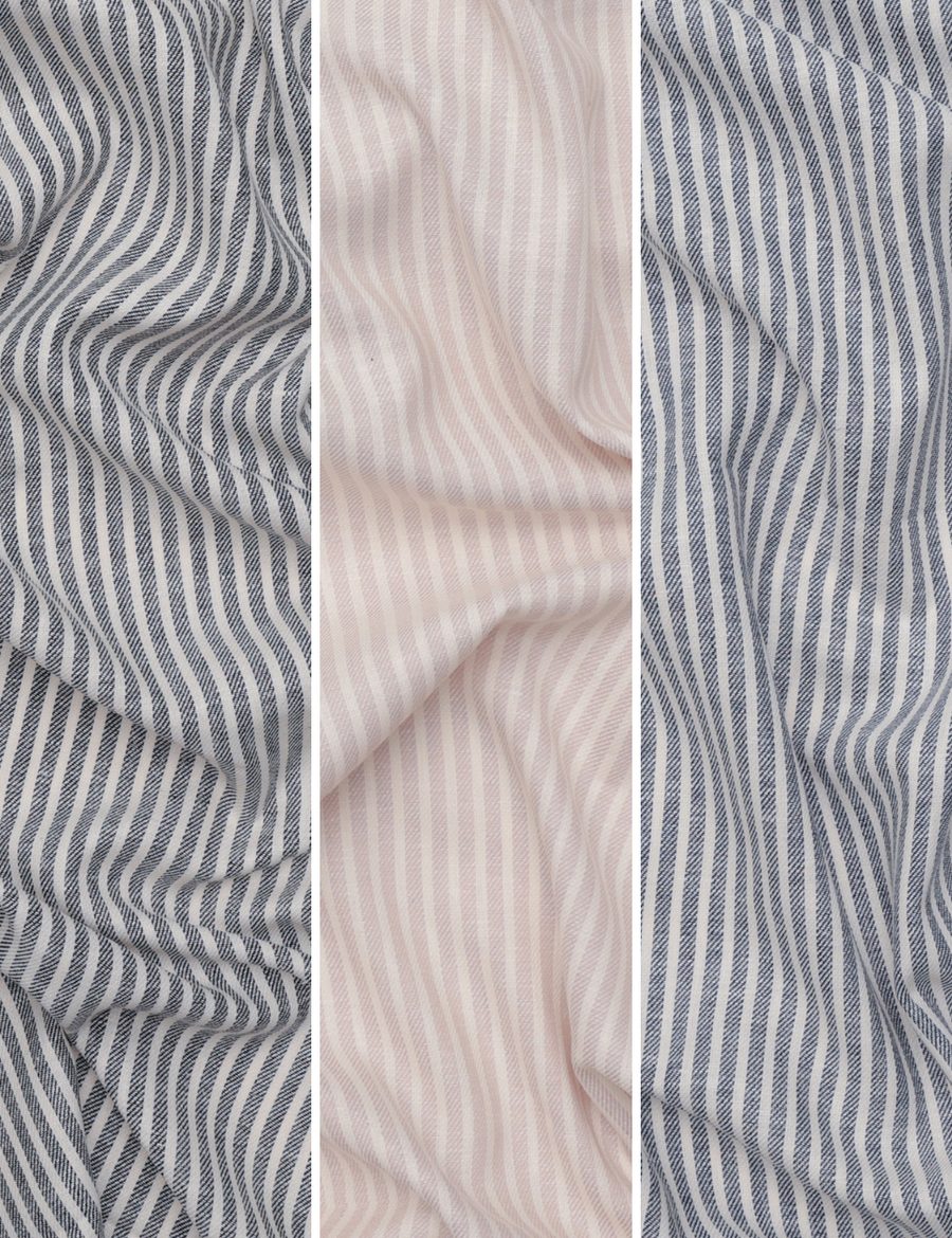 Linen Cotton - Bali Stripe - Assorted