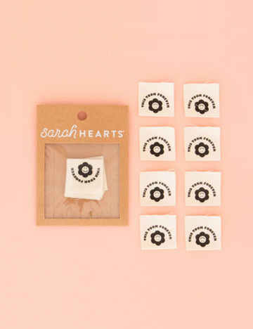 Sarah Hearts - Sewing Labels - This Took Forever Organic Cotton