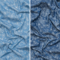 Cotton Blend - Chambray - Tonal Floral - Assorted