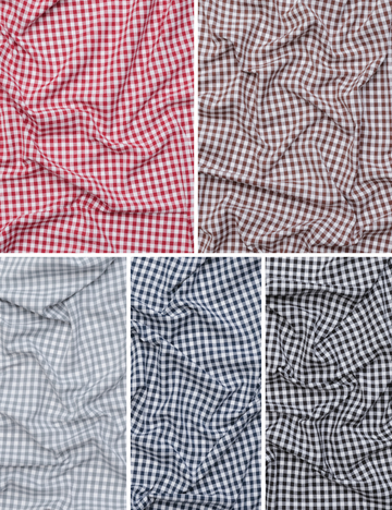 Marcus Fabrics - Cotton  - 1/4" Gingham Check - Assorted