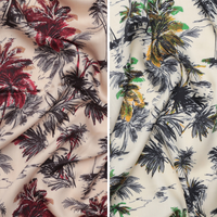 Viscose - Italian Challis - Palm Trees - Assorted