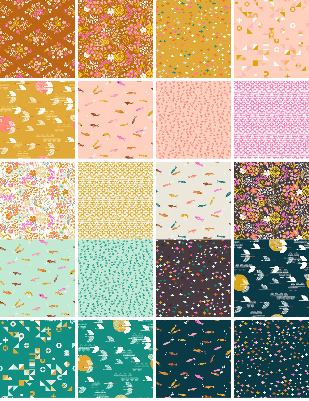 Ruby Star Society - Charm Pack - Koi Pond