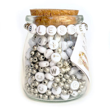 Jewelry Made by Me - DIY Bracelet Jar - Blessed Metallic