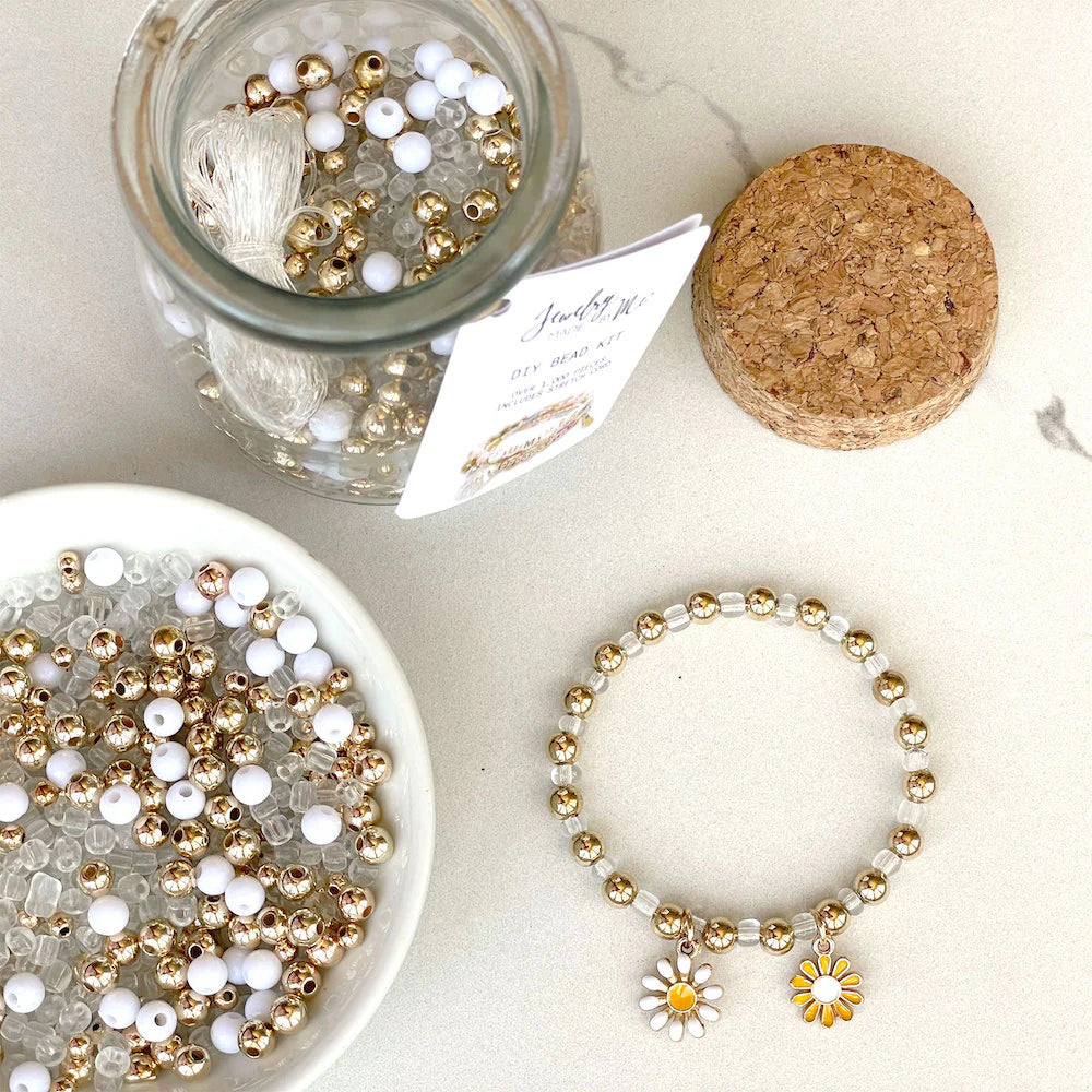 Jewelry Made by Me - DIY Bracelet Jar - Daisy