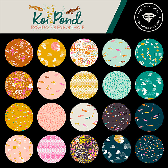 Ruby Star Society - Charm Pack - Koi Pond