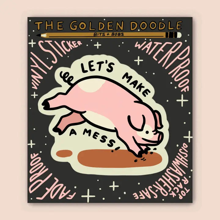 The Golden Doodle - Vinyl Sticker - Let&