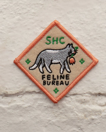 Stay Home Club - Felt Patch - Feline Bureau