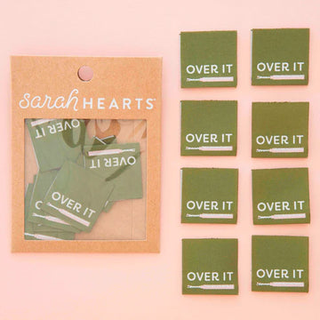 Sarah Hearts - Sewing Labels - Over It Seam Ripper