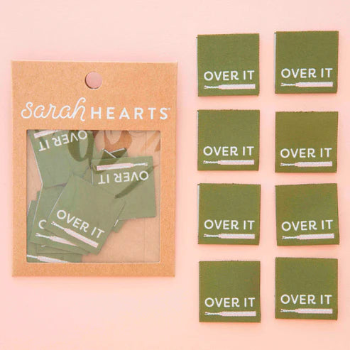 Sarah Hearts - Sewing Labels - Over It Seam Ripper