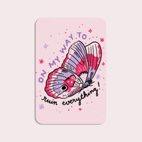 Stay Home Club - Vinyl Sticker - Ruin Butterfly