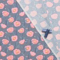 Ruby Star - Cotton - Unruly Nature - Poppies - Cloud