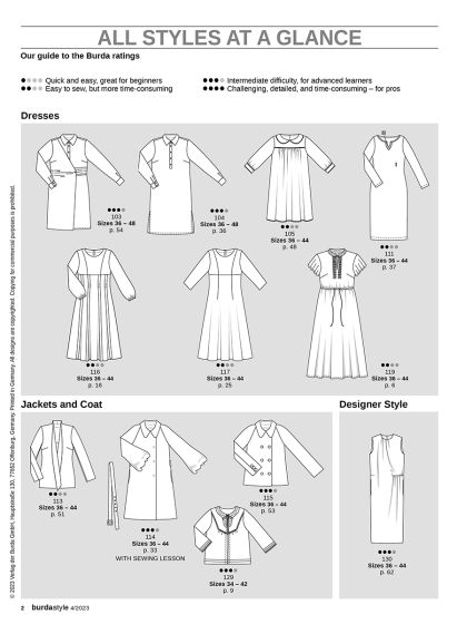 Burda Style - Pattern Magazine - 4/2023 – RICK RACK Textiles